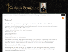 Tablet Screenshot of catholicpreaching.com